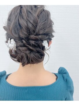 グランルッソ 岡山駅前(GRAN LUSSO) お呼ばれアレンジ　ルーズだけどしっかりアップ