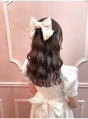 注文殺到！！プリンセスハーフアップ  ウェーブ巻き