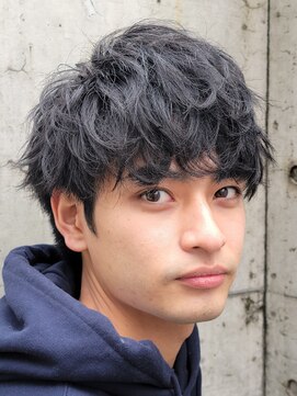 フィフス 原宿(fifth) ニュアンスマッシュ無造作束感スパイラルパーマツーブロック