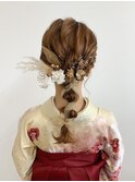 【BelleCoupes】足立美佐恵 人気の！卒業式袴着付けヘアセット