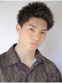 ナチュラルツーブロックショート