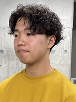 フイ 代々木(Hui)&nbsp;波巻きスパイラルパーマ/メンズパーマ/メンズツーブロック