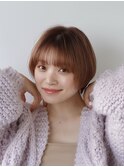 ココアベージュ/黒髪/ボブウルフ/グレージュカラー/辻堂/辻堂駅