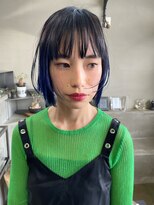 シアン(cyan)&nbsp;ボブ×裾ブルー