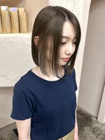 イル(iru)&nbsp;【iru /谷町/上本町】インナーホワイトベージュボブ♪