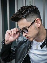 カーウォッシュバーバー(CARWASH BARBER)&nbsp;ワイルドツーブロックビジカジウェットアシメショート