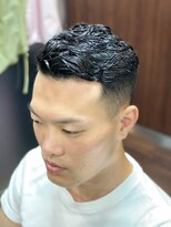 ヒロギンザ 神田店(HIRO GINZA)&nbsp;フェードハードパートスタイル