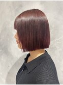 秋冬オススメ！暖色艶ボブ