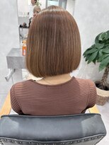 リノバイアクネ(lino by ACNE)&nbsp;ピンクブラウン/ワンレンボブ