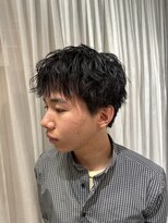 ピンパーマスタイル