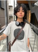 ニュアンスパーマ　ボブ　メンズボブパーマ