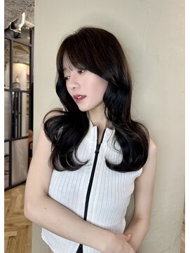 アリスバイアフロート 自由が丘(ALICe by AFLOAT) 韓国くびれヘア/ダークグレージュ／自由が丘