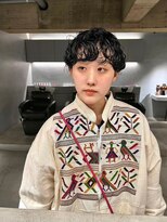 リール(rire)&nbsp;デザインカラーレイヤーカットウェットヘア夏オリーブベージュ