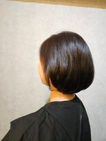 ウィスプ 赤羽店(wisp)&nbsp;大人の艶髪ボブ 髪質改善Tr＋白髪染めブラウンカラー#1