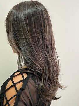 イーストハムアネーロ(EAST HAM anello) 艶髪カラー/マットグレージュ/セミディ