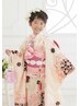 七五三一式レンタル&ヘアセット&着付&メイク★3歳￥9090/5歳13600 /7歳18000税