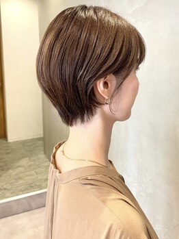 マフェ(mahae)の写真/【キレイなシルエット】骨格に合わせた似合わせカットで小顔効果も◎伸びてもキレイが続く♪