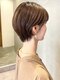 マフェ(mahae)の写真/【キレイなシルエット】骨格に合わせた似合わせカットで小顔効果も◎伸びてもキレイが続く♪