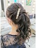 【アクセサリー付き】　洋装ヘアセット 【土日祝】