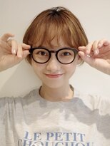 ノイ(noi)&nbsp;顔周りレイヤーカットグレージュカラーくびれボブベージュカラー