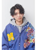 センターパート×ソフトツイスパ