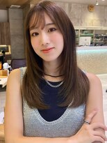 グランド(GRAND)&nbsp;セミロング30代40代ストレートレイヤー前髪なし前髪あり表参道