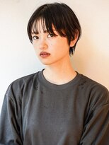 ザ ドッツ(THE DOTS) シースルーバング マッシュショート ボブ 韓国ヘア 顔周りカット