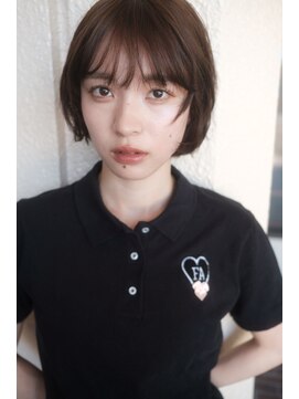 ハー(her) ミニボブ×グレージュ｜her都立大学