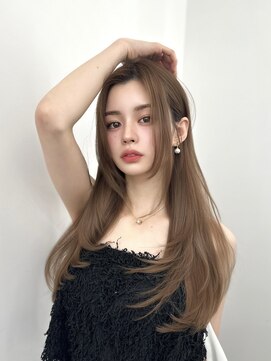 アマトウキョウ アユンチェ(AMA TOKYO×AYUNCHE) 前髪顔まわり韓国ヘアレイヤーカットサイドバンク2wayバンク韓国