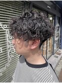波巻きパーマ/シャドウパーマ/フェザーパーマ/メンズカット