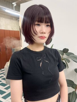 ノエ(noe) くびれヘア/アプリコットオレンジ/ハイライトカラー/栄h133