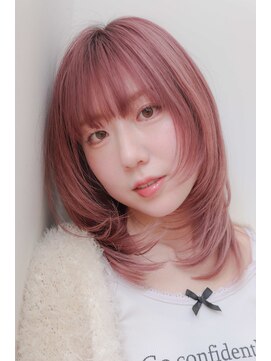 ソレイユトウキョウシブヤ(SOLEIL TOKYO shibuya) モテ愛されいちごピンク。このレイヤーがあざとい