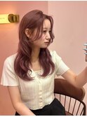 1ブリーチで叶うピンクベージュ♪♪