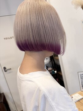 ヘアーデザイン アコースティック(Hair Design ACOUSTIC) エンドカラー