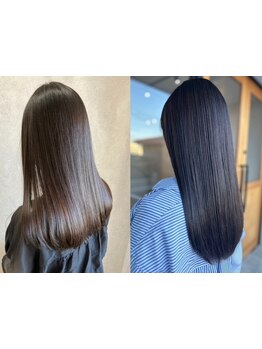 持ちが良く自然な仕上がりが好評☆髪の状態に合わせた提案でダメージレスな仕上がりへ♪
