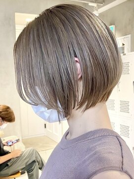 エリマ 横浜西口(elima) 横浜白髪ぼかしミルクティーベージュヘーゼルベージュカラー韓国