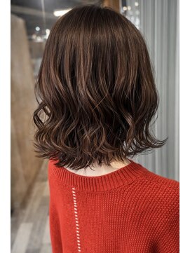 コル アサヒカワ(col asahikawa) ブラウン×ボブ