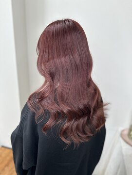 ルアナ 名古屋店(Luana) 仕事場でも馴染む髪質改善カラーピンクブラウン*名古屋*名駅