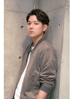 ヘアーズ ベリー 香椎店(hairs BERRY)&nbsp;BERRYアッシュブラックベリーショートひし形シルエット黒髪
