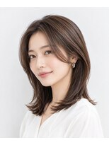 クララジャパン 柏豊四季店(CLALA JAPAN)&nbsp;顔まわりレイヤーの上品ミディ