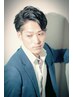 【メンズ限定】カット+パーマ+眉カット￥11000