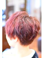 ヘアデザイン ヴォワール(hair & design voir)&nbsp;秋色ロゼ☆ショート
