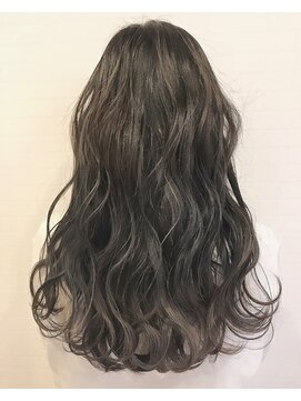 バンクスヘアー(BANK'S HAIR) シースルーグラデーションハイライト+グロスグレー