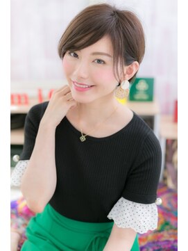 ミック 日暮里店(miq) ハンサムレディの大人前下がりボブ