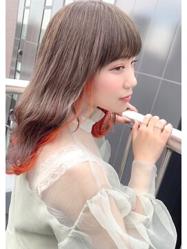 アマンドール(Aman D'or) 【アマンドール齊藤】インナーオレンジ×オリーブベージュ