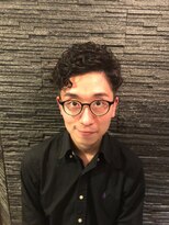 ヒロギンザ 浜松町店(HIRO GINZA)&nbsp;ツーブロックツイストスパイラルパーマ<メンズ/ヒロ銀座/浜松町>