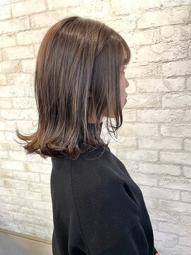 アン ココン(un.cocon) 【un.cocon吉祥寺】　シースルーハイライト　アッシュベージュ