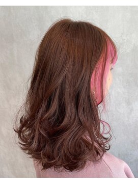 ヘアー クレイジュ(HAIR CRAYGE) ピンクフロントイアリングカラー