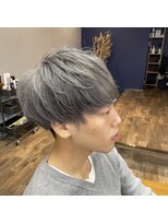 スカイフィールドヘアー(SKY FIELD HAIR) マッシュ×シルバーアッシュ