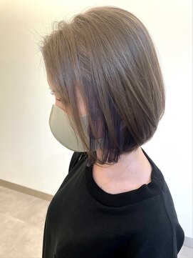 フェーディン(fa/din) ペールベージュインナーパープル